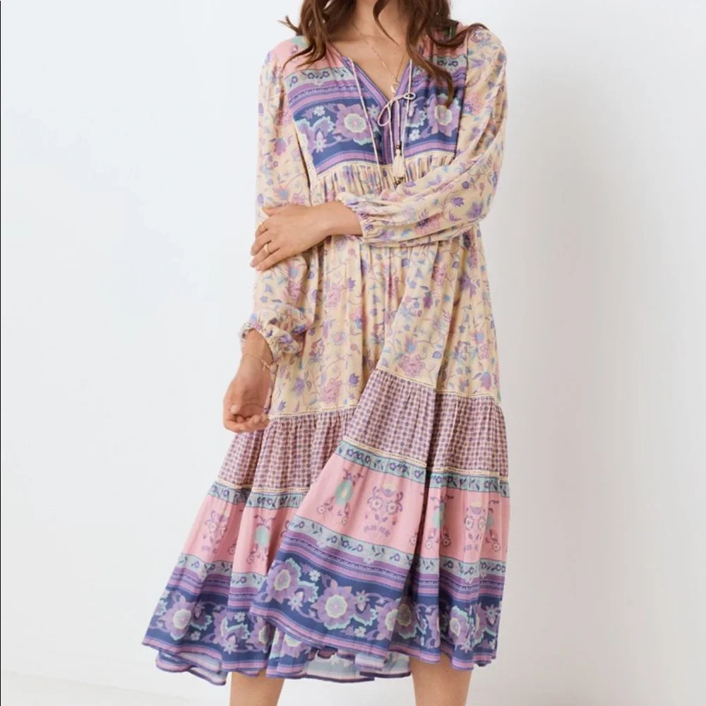 Spell Portobello Road Boho Dress in Lavender - Picture 5 of 13